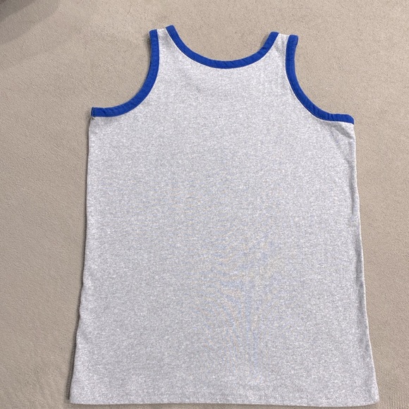 Chemistry Wild And Free American Flag Colors Shark Kids Tank T-shirt Size 10/12 - Picture 5 of 7